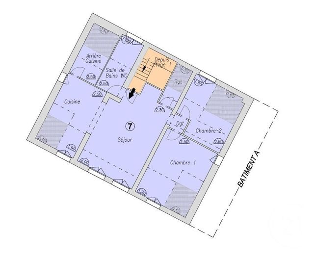 Appartement F3 à vendre - 3 pièces - 72.4 m2 - LONGNES - 78 - ILE-DE-FRANCE - Century 21 Agence De Diane