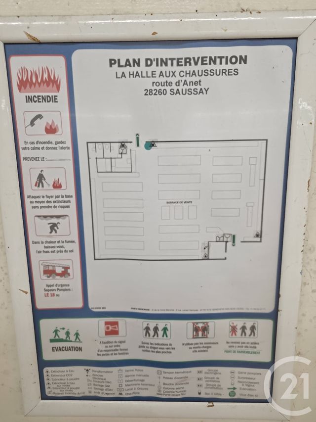 commerce à louer - 408.0 m2 - SAUSSAY - 28 - CENTRE - Century 21 Agence De Diane