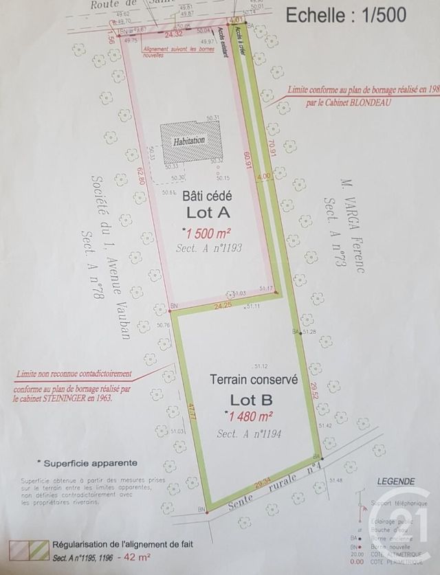 terrain à vendre - 1490.0 m2 - MARCILLY SUR EURE - 27 - HAUTE-NORMANDIE - Century 21 Agence De Diane terrain à vendre - 1490.0 m2 - MARCILLY SUR EURE - 27 - HAUTE-NORMANDIE - Century 21 Agence De Diane